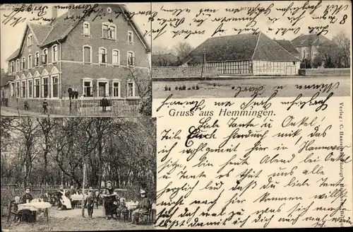 Ak Hemmingen in Niedersachsen, Gasthaus zur Post