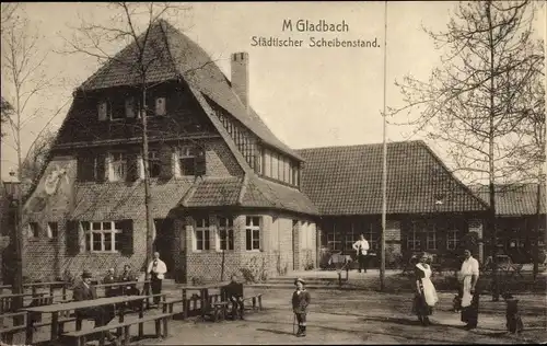 Ak Mönchengladbach am Niederrhein, Städtischer Scheibenstand