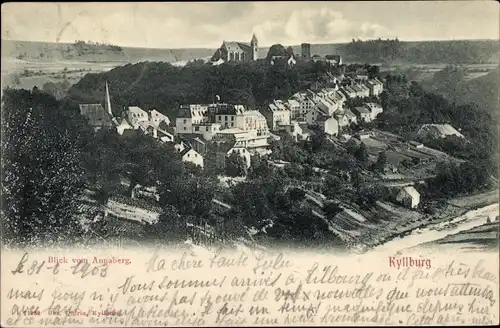 Ak Kyllburg in der Eifel, Blick vom Annaberg