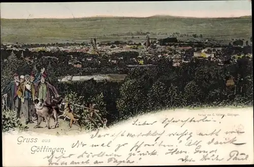 Ak Göttingen in Niedersachsen, Gesamtansicht