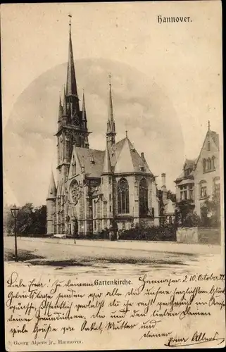 Ak Hannover in Niedersachsen, Gartenkirche