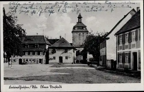 Ak Leutershausen an der Altmühl Mittelfranken, Obere Vorstadt