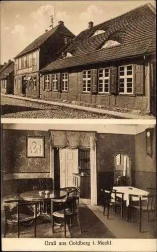 Ak Goldberg in Mecklenburg, Hotel Deutsches Haus
