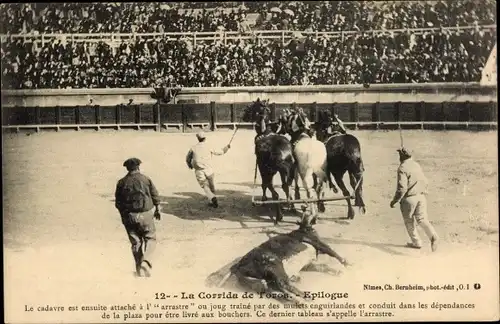 Ak Corrida de Toros, Epilogue, Stierkampf