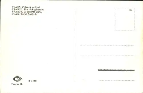 Ak Praha Prag Tschechien, Celkovy Pohled, Totale