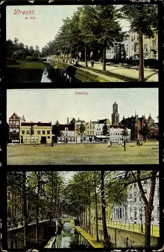 Ak Utrecht Niederlande, De Bilt, Orseburg, Gracht