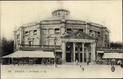 Ak Amiens Somme, Le Cirque