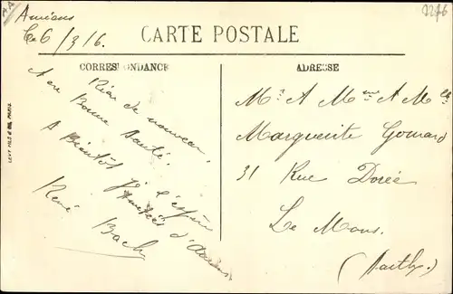 Ak Amiens Somme, Le Cirque