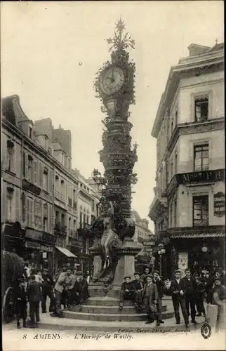 Ak Amiens Somme, L'Horloge de Wailly