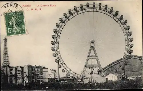 Ak Paris, La Grande Roue