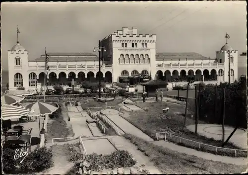 Ak Hendaye Pyrénées-Atlantiques, Le Golf Miniature et le Casino