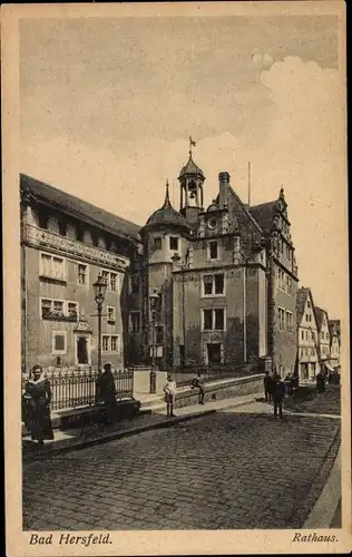 Ak Bad Hersfeld Hessen, Rathaus