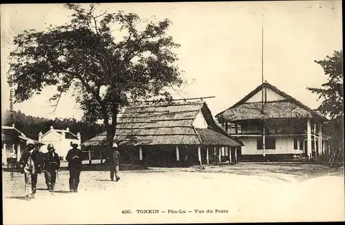 Ak Pho Lu Tonkin Vietnam, Vue du Poste