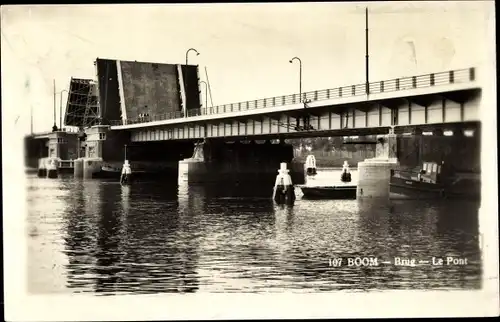 Ak Boom Flandern Antwerpen, Brug, Le Pont