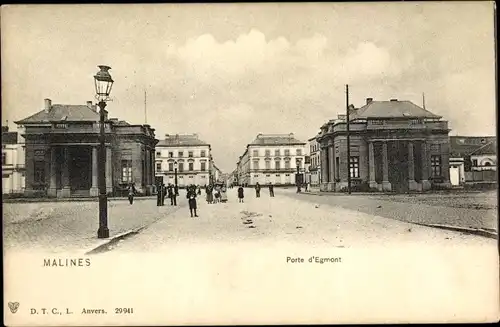 Ak Mechelen Malines Flandern Antwerpen, Porte d'Egmont