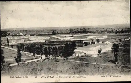 Ak Bitola Monastir Mazedonien, Vue générale des Casernes
