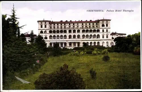 Ak Crikvenica Kroatien, Palace Hotel Therapia