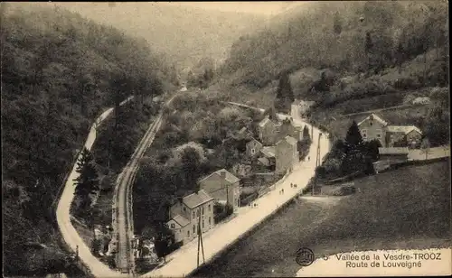 Ak Trooz Wallonien Lüttich, Vallée de la Vesdre, Route de Louveigné