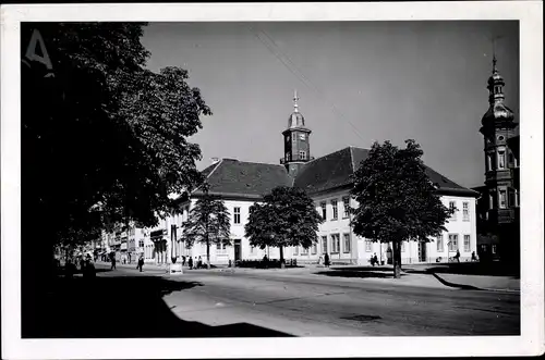 Foto Göppingen in Württemberg, Straßenpartie, Kirche