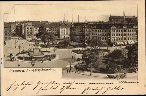 Ak Hannover in Niedersachsen, Ernst August Platz