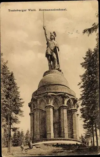 Ak Detmold am Teutoburger Wald, Hermannsdenkmal