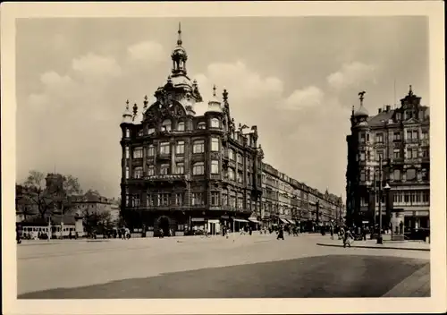 Ak Dresden Altstadt, Pirnaischer Platz, Blick i. d. Amalienstraße