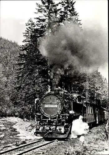 Ak Kipsdorf Hainsberg Freital in Sachsen, Schmalspurbahn 991734 5, Einfahrt nach Kurort Kipsdorf