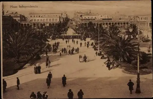 Ak Montevideo Uruguay, Plaza Independencia