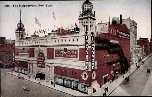 Ak New York City USA, The Hippodrome, Sixth Avenue