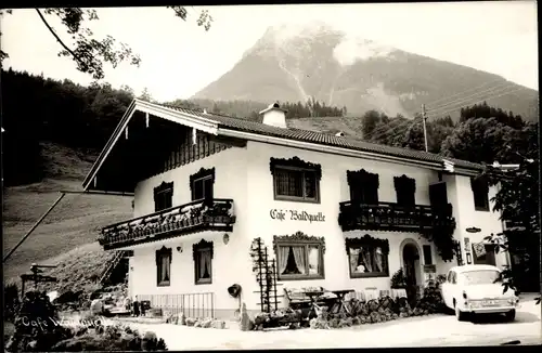 Ak Berchtesgaden in Oberbayern, Café Waldquelle