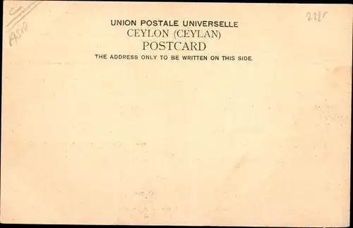 Ak Colombo Ceylon Sri Lanka, York Street