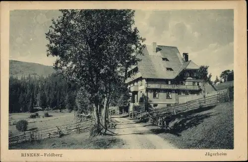 Ak Rinken Feldberg im Schwarzwald, Jägerheim