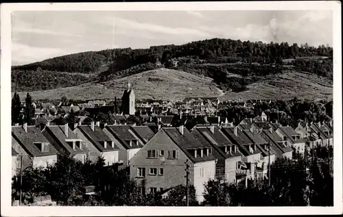 Ak Fellbach im Rems Murr Kreis, Blick über die Dächer der Stadt, Kappelberg