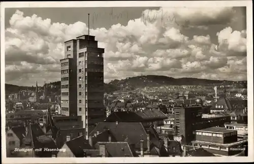 Ak Stuttgart am Neckar, Hasenberg, Hochhaus