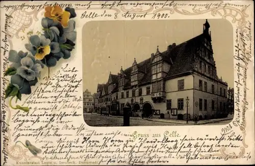 Litho Celle in Niedersachsen, Rathaus?