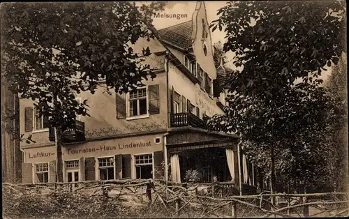 Ak Melsungen in Hessen Touristenhaus Lindenlust