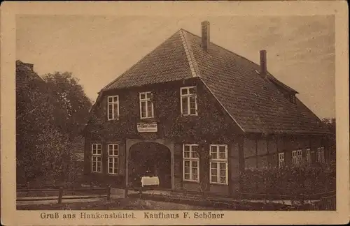 Ak Hankensbüttel in Niedersachsen, Blick auf ein Kaufhaus