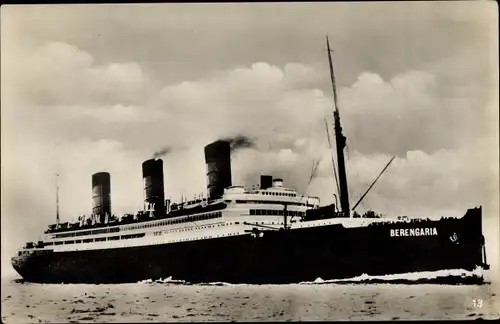 Ak RMS Berengaria, Cunard Line