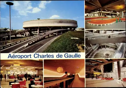 Ak Roissy en France Val d’Oise, Flughafen Charles de Gaulle