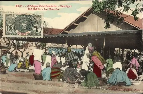 Ak Dakar Senegal, Le Marché, Afrique Occidentale