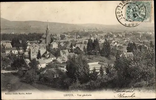 Ak Lepuix Gy Territoire de Belfort, Vue generale