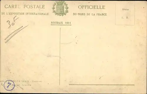 Ak Roubaix Nord, Expo Internationale du Nord de la France 1911, Palais de l'Australie