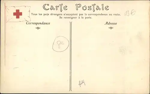 Ak Paris VIII, Societe de Secours aux Blessés Militaires, Un cours de Mlle Genin, a Plaisance