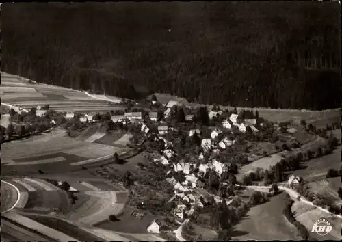 Ak Grüntal Frutenhof Freudenstadt im Nordschwarzwald, Fliegeraufnahme