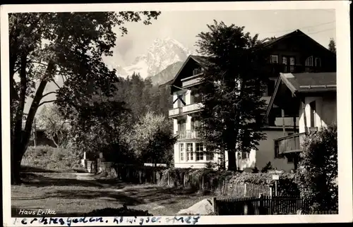 Ak Berchtesgaden in Oberbayern, Haus Erika