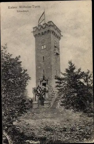 Ak Hilscheid in Rheinland Pfalz, Erbeskopf, Kaiser Wilhelm Turm