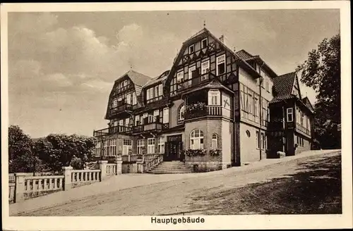 Ak Wernigerode am Harz, Kurheim Küsters Kamp, Hauptgebäude
