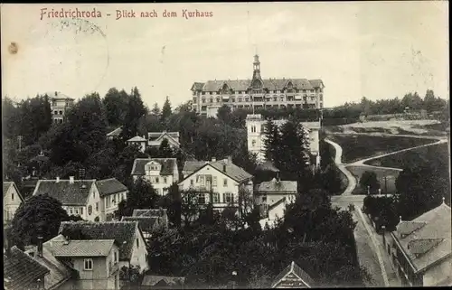 Ak Friedrichroda in Thüringen, Blick nach dem Kurhaus
