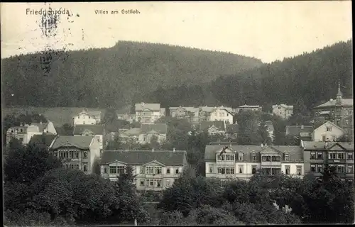 Ak Friedrichroda im Thüringer Wald, Villen am Gottlob
