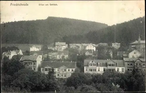 Ak Friedrichroda im Thüringer Wald, Villen am Gottlob
